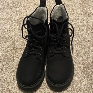Black Combat Boots (H&M)